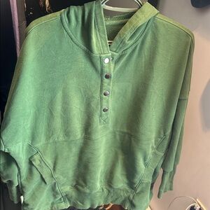 Green Hoodie L